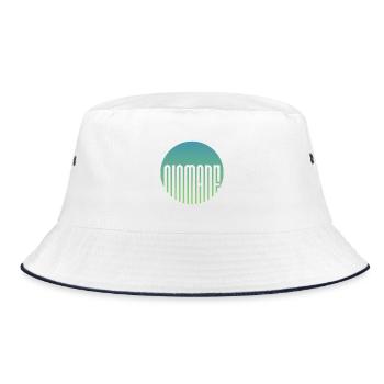 NO... MAD or Not - Bucket Hat - white/navy - Front