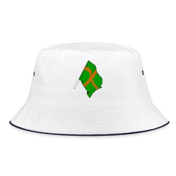 Proud of Nijmegen 4 Days - Bucket Hat - white/navy - Front