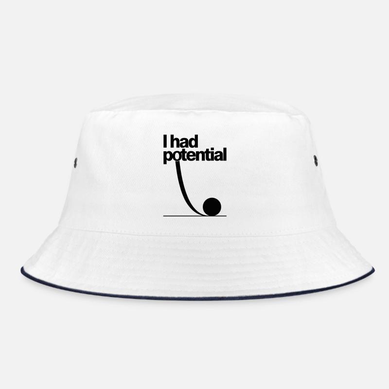 I Had Potential: Potential Graphics Math Gag Bucket Hat