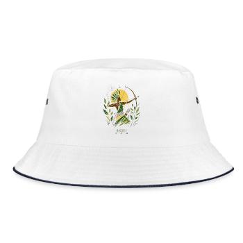 oxóssi - Bucket Hat - Weiß/Navy - Vorne