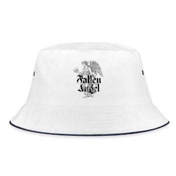 Fallen Angel - Bucket Hat - white/navy - Front
