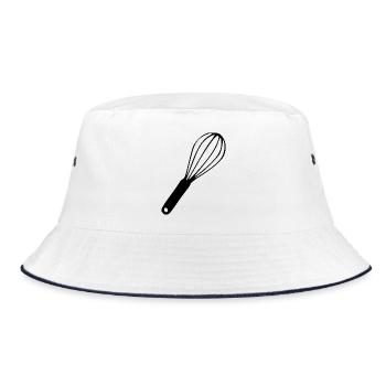 Cadeau du cuisinier fouet - Bob - blanc/marine - Devant