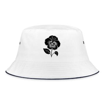 Fleur de pensée - Bob - blanc/marine - Devant