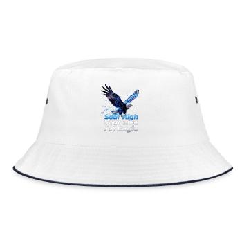 Vol d’aigle bleu avec puissance éclair - Bob - blanc/marine - Devant