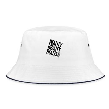 RAWMOVE – Strength In Motion  - Bucket Hat - Weiß/Navy - Vorne