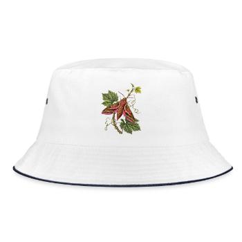 Sphinx der Rebe - Bucket Hat - Weiß/Navy - Vorne