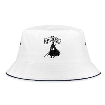 Heldin - Bucket Hat - Weiß/Navy - Vorne