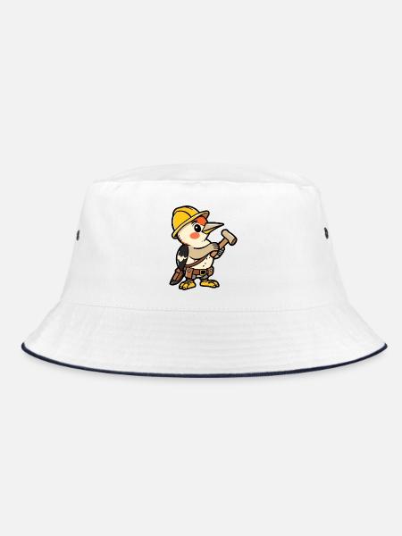 Meisterzimmermann - Bucket Hat - Weiß/Navy
