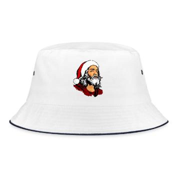 Weihnachten Jesu - Bucket Hat - Weiß/Navy - Vorne