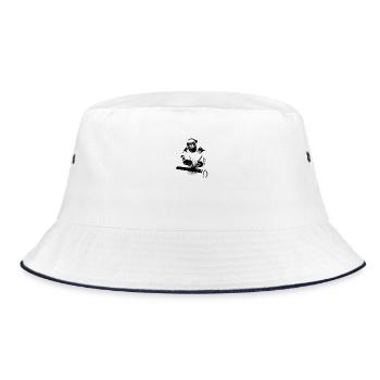 Soudage design soudeur - Bob - blanc/marine - Devant