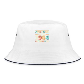 Impressive since 1964 - Bucket Hat - white/navy - Front