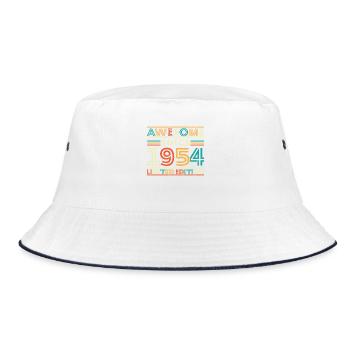 Impressive since 1954 - Bucket Hat - white/navy - Front