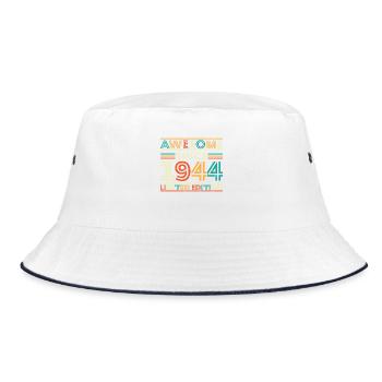 Impressive since 1944 - Bucket Hat - white/navy - Front