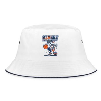 Streetball Basket-ball Joueurs de basket-ball - Bob - blanc/marine - Devant