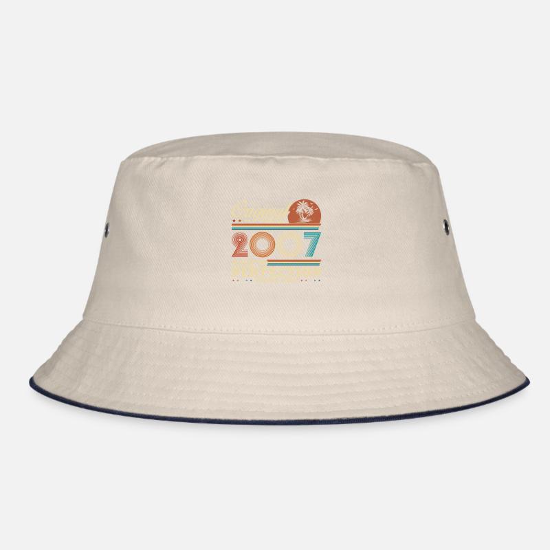 2007 Vintage Retro Geburtstagsgeschenk Bucket Hat