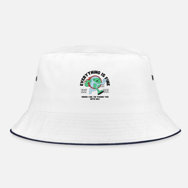 Everything is Fine Earth Day Bucket Hat