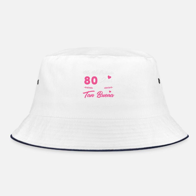 Il m’a fallu 80 ans 80 ans femmes d’anniversaire - Bob - blanc/marine