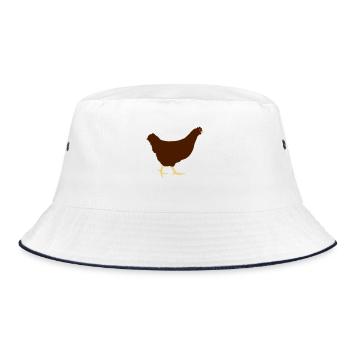 En cours d'exécution poule poulet - Bob - blanc/marine - Devant