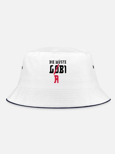 the desert g (o) (a) bilateral - Bucket Hat - white/navy - Front