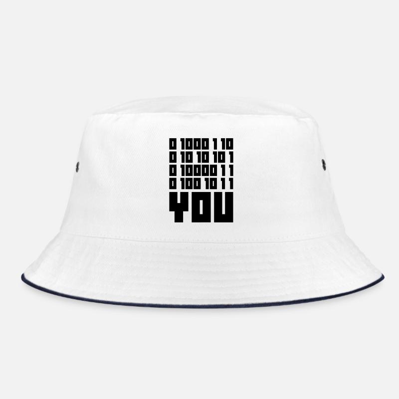 Binärcode F**k YOU – Geek Code & Nerd Humor Bucket Hat