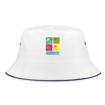 Bicycle Bike Bike Shirt - Bob - blanc/marine - Devant