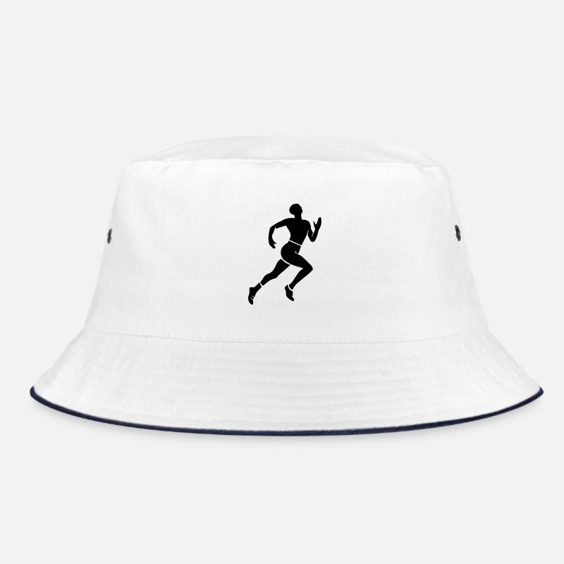Leichtathletik - Bucket Hat - Weiß/Navy