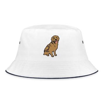 golden_retriever_hund - Bob - blanc/marine - Devant