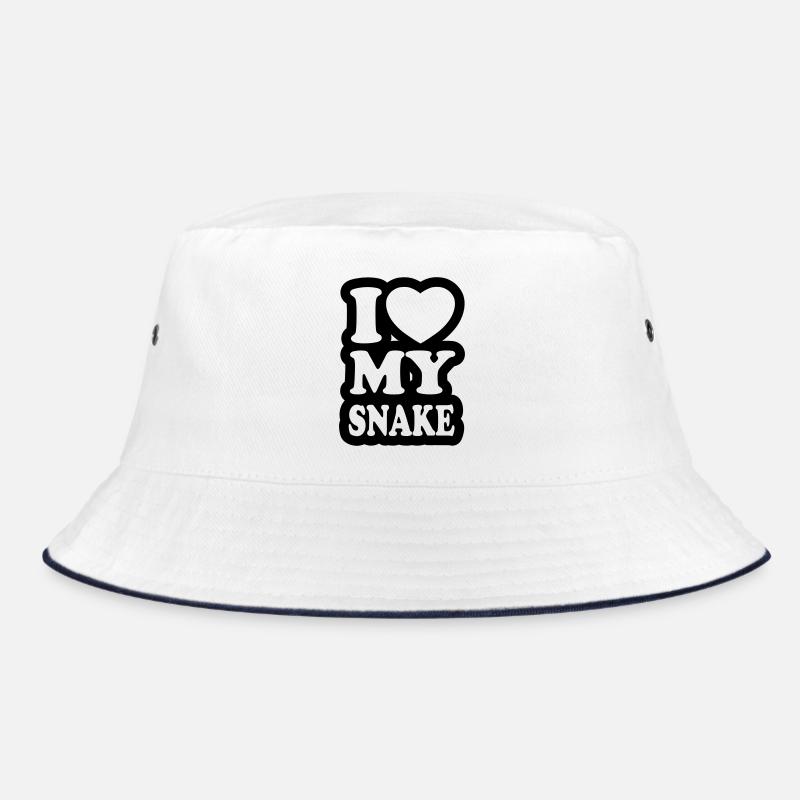 I love my snake Bucket Hat