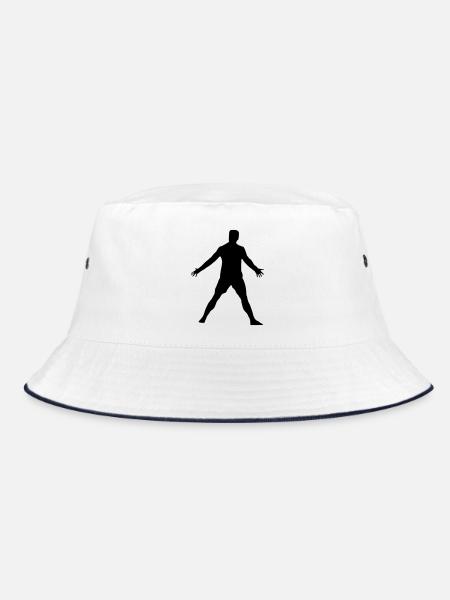 Cristiano Pose - Bucket Hat - Weiß/Navy - Vorne