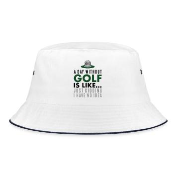 Drôles de slogans Golf - Bob - blanc/marine - Devant