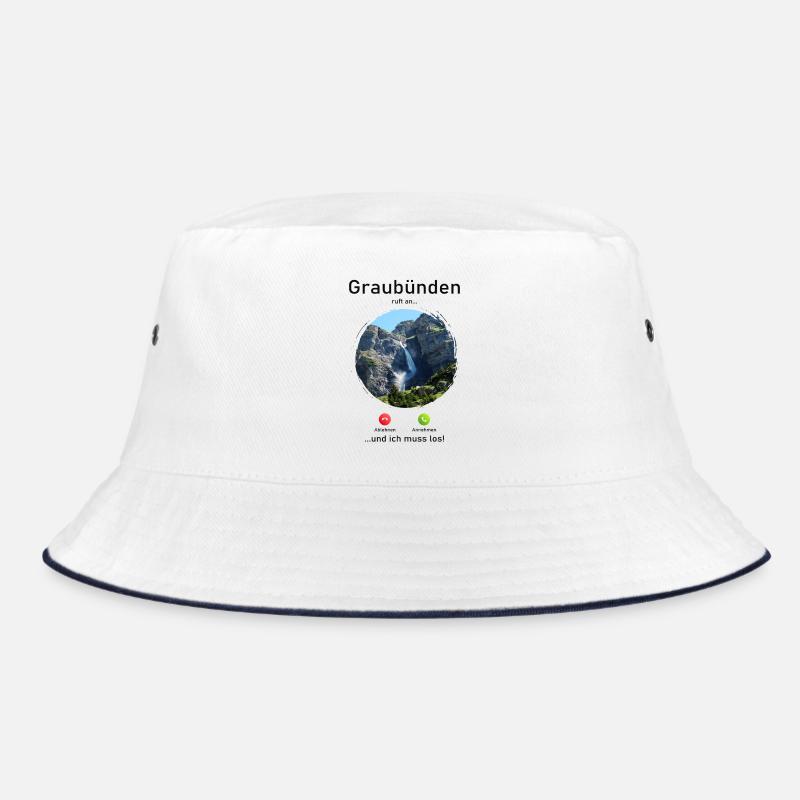 Graubünden Naturruf Design Bucket Hat