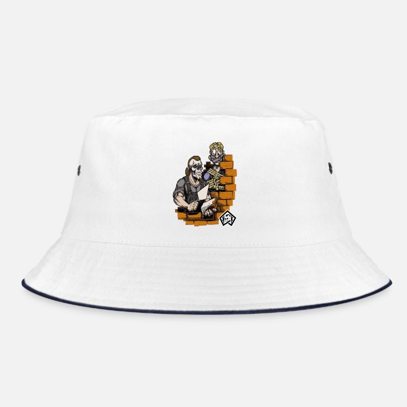 Bricklayer, master mason, craftsman, construction technician Bucket Hat
