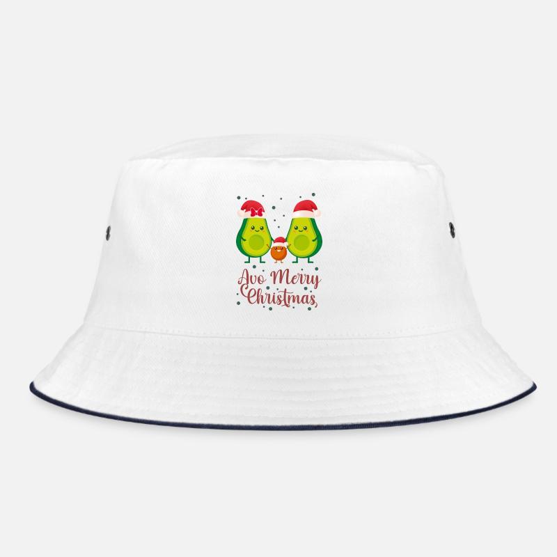 Avocado Christmas 1 Bucket Hat