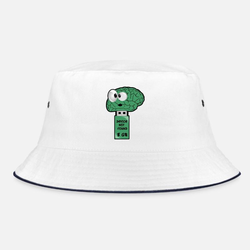 Brain USB Flash Drive Bucket Hat