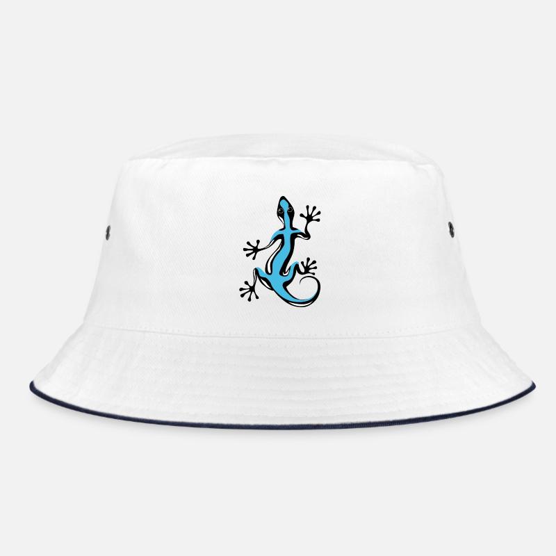 Blauer Gecko Bucket Hat
