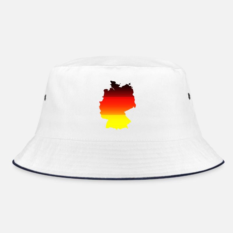 Abstrakte Farbgradient Karte Deutschland Bucket Hat
