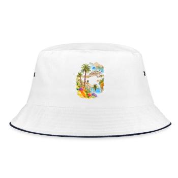 Vacances aux îles Canaries - Bob - blanc/marine - Devant