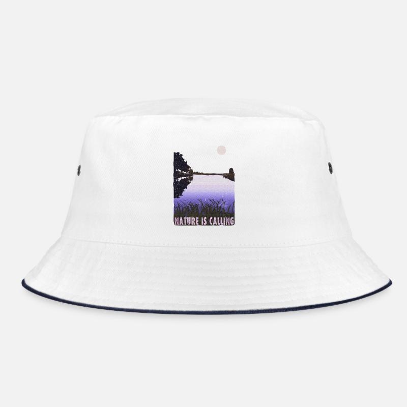 NATURE IS CALLING Image Night Mood Bucket Hat