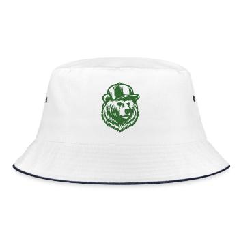 Grizzly froid (vert) - Bob - blanc/marine - Devant