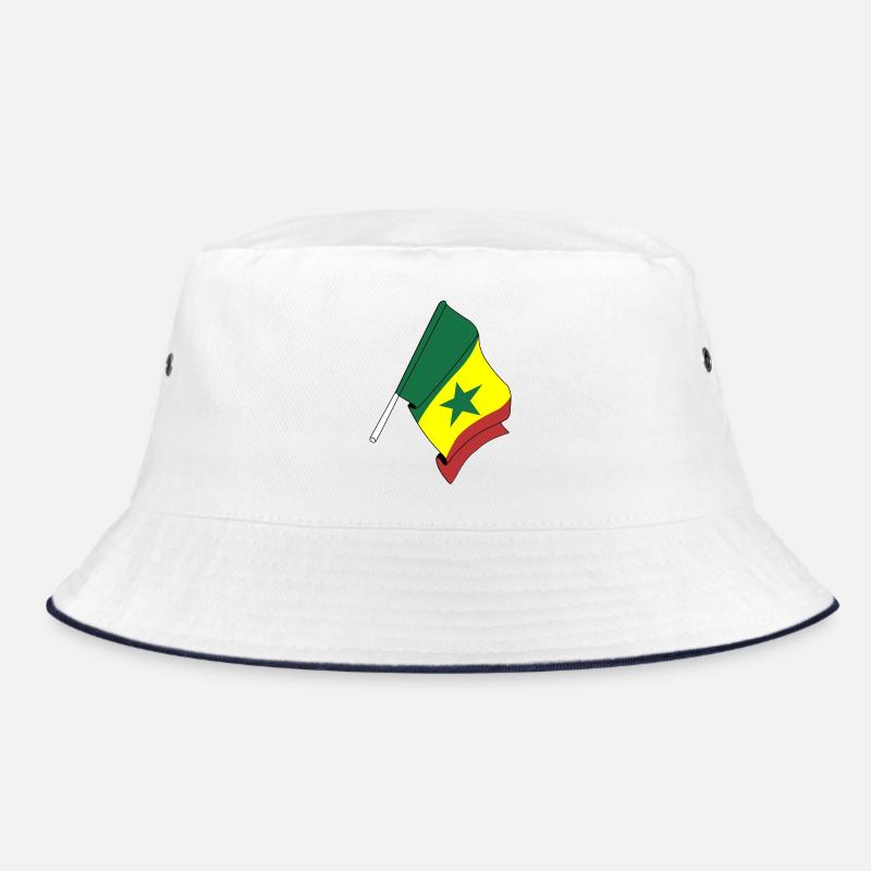Flagge von Senegal Bucket Hat