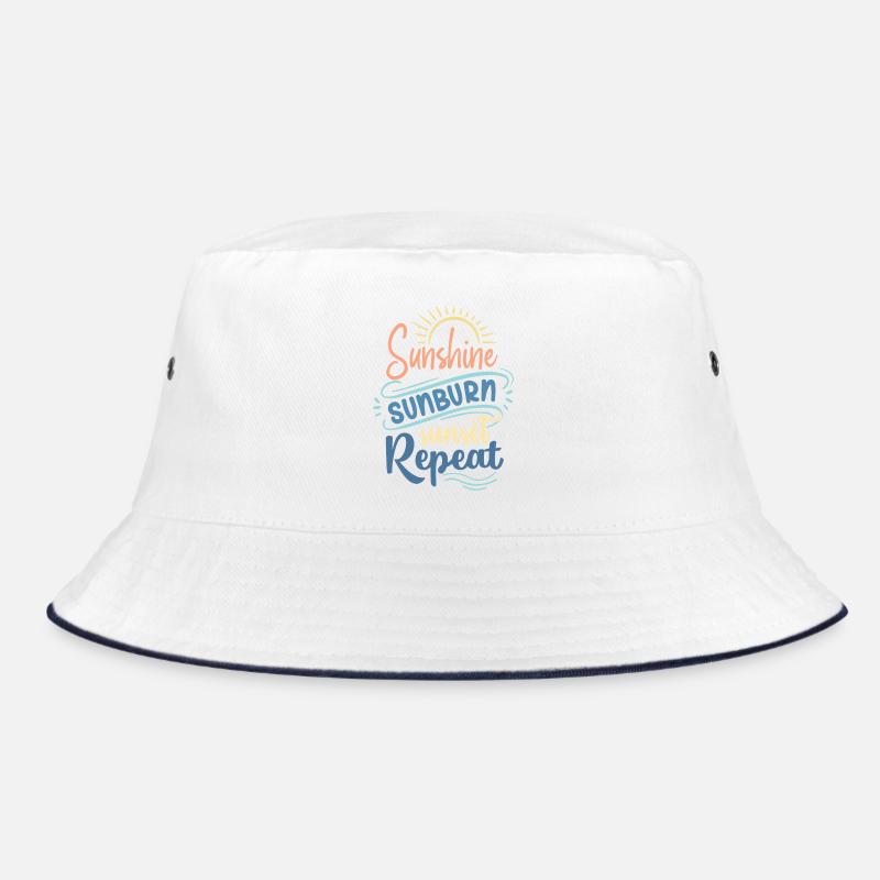 Sunshine Sunburn Sunset Repeat Bucket Hat