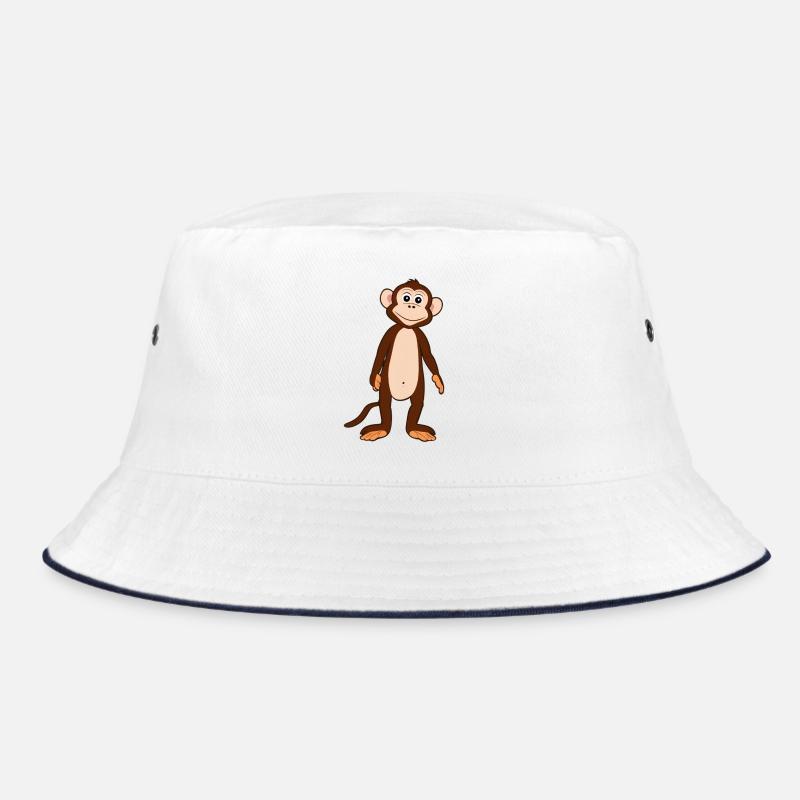 Singe - Bob - blanc/marine