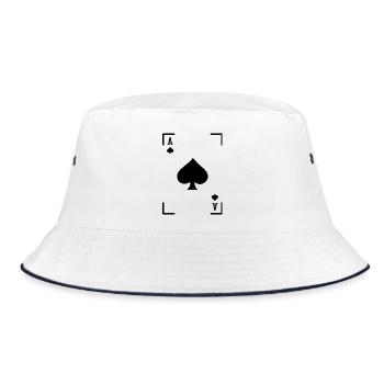 Jeu de cartes Casino Jeux de hasard Poker Loterie - Bob - blanc/marine - Devant