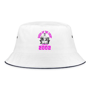 Maillot de tennis anniversaire femme 2002 - Bob - blanc/marine - Devant