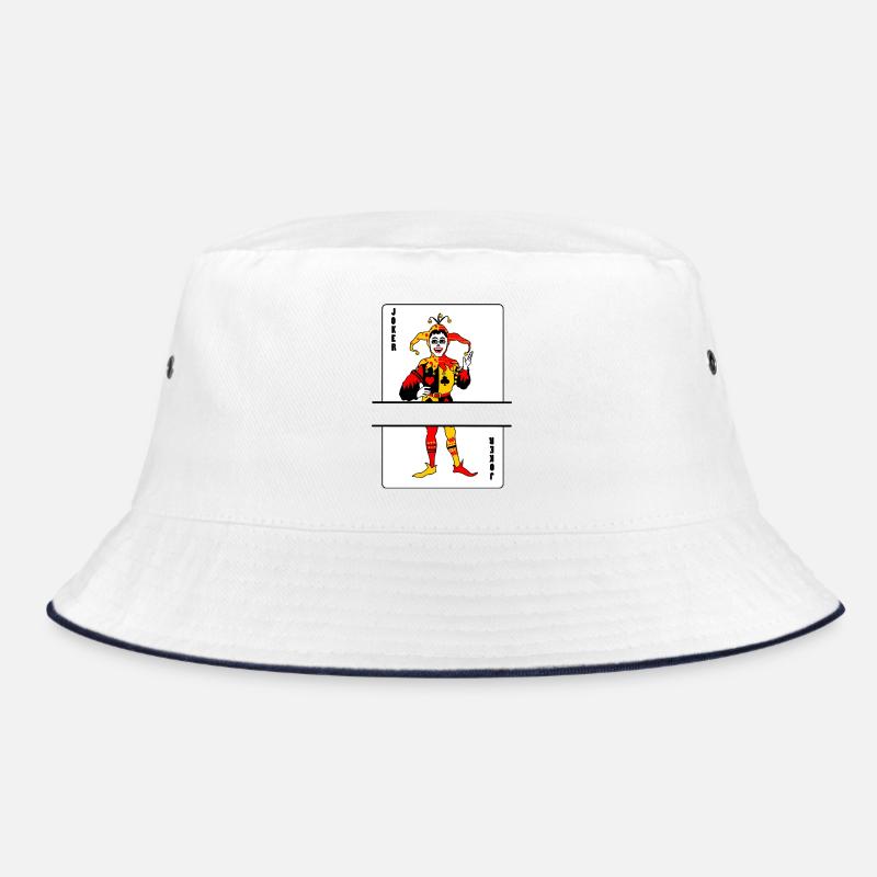 Spielkarten-Joker-Banner Bucket Hat