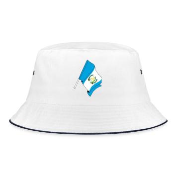 Drapeau Guatemala - Bob - blanc/marine - Devant