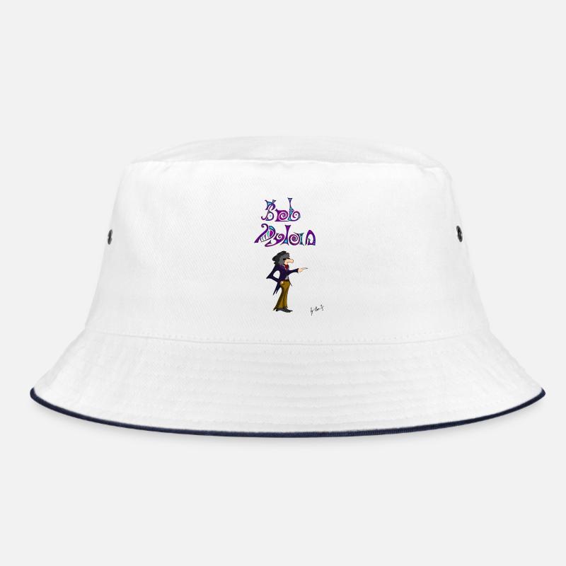 Bob Dylan cartoon Bucket Hat
