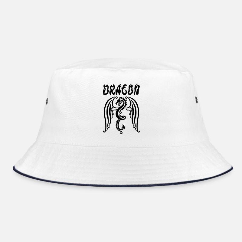 Schwarzer Drache Bucket Hat