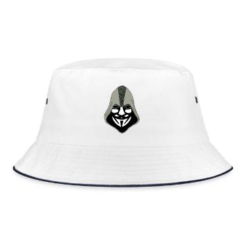 Anonyme - Bob - blanc/marine - Devant