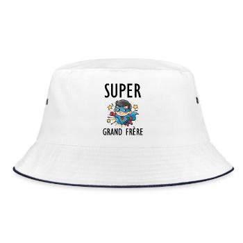 Super grand frere - Bob - blanc/marine - Devant